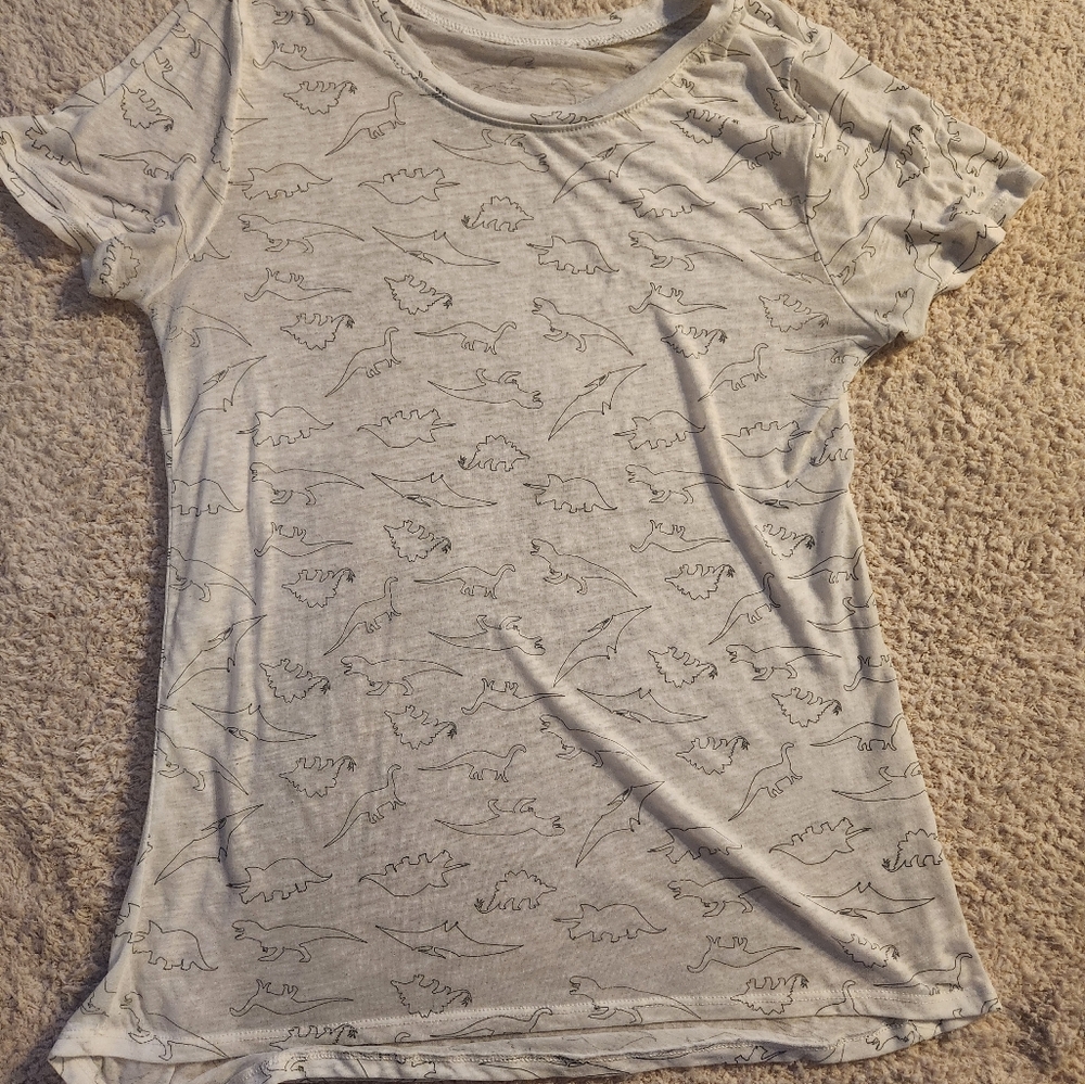 Dinosaur Outline T Shirt